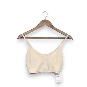 Japna Strappy Cropped Cami Tank Top Size M